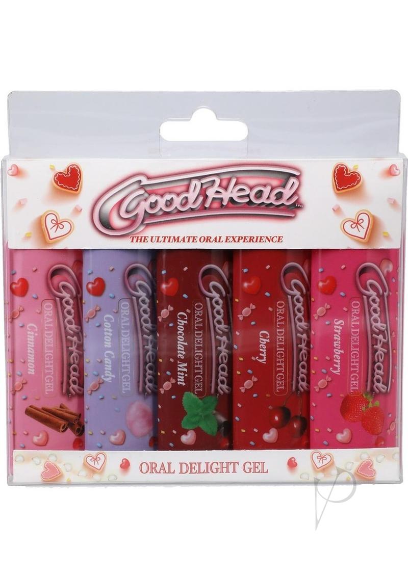 GoodHead Oral Delight Gel Assorted Flavors (5 Pack) 1oz