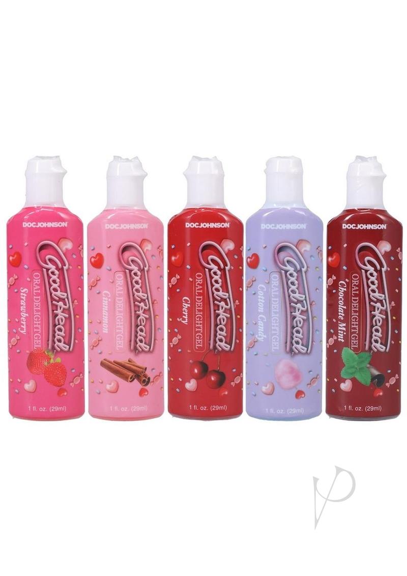 GoodHead Oral Delight Gel Assorted Flavors (5 Pack) 1oz
