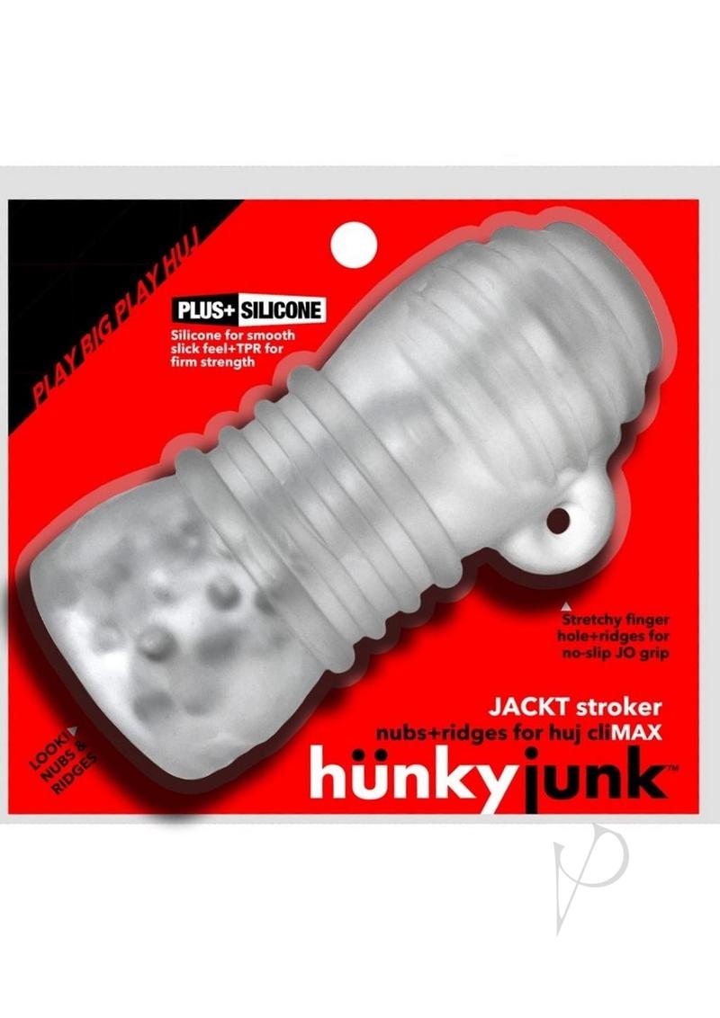 Hunkyjunk Jackt Textured Stroker - Clear Ice