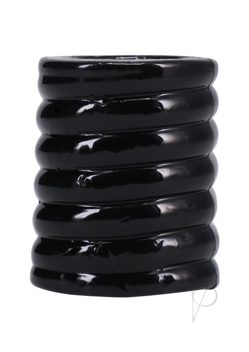 Rock Solid The Cage Textured Cock Cage - Black