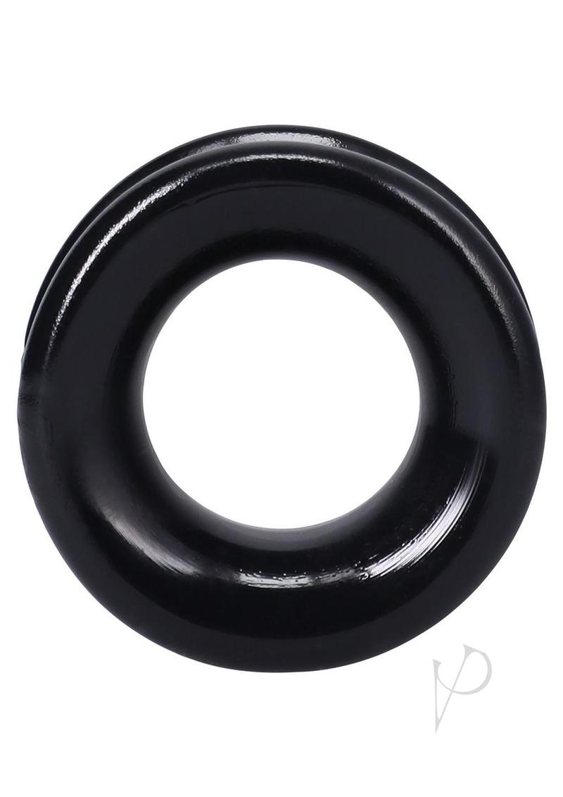Rock Solid The Convex Cock Ring - Black