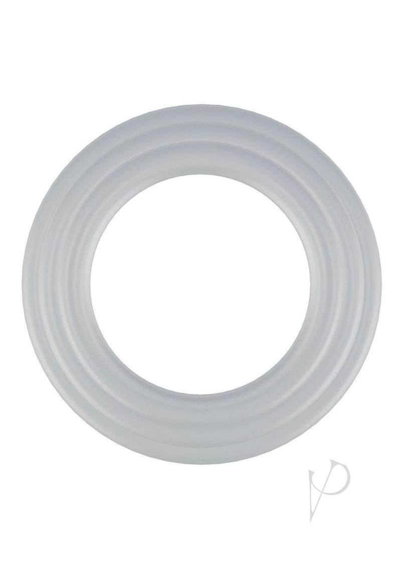 Rock Solid Tri-Pack Silicone Gasket Cock Ring - White