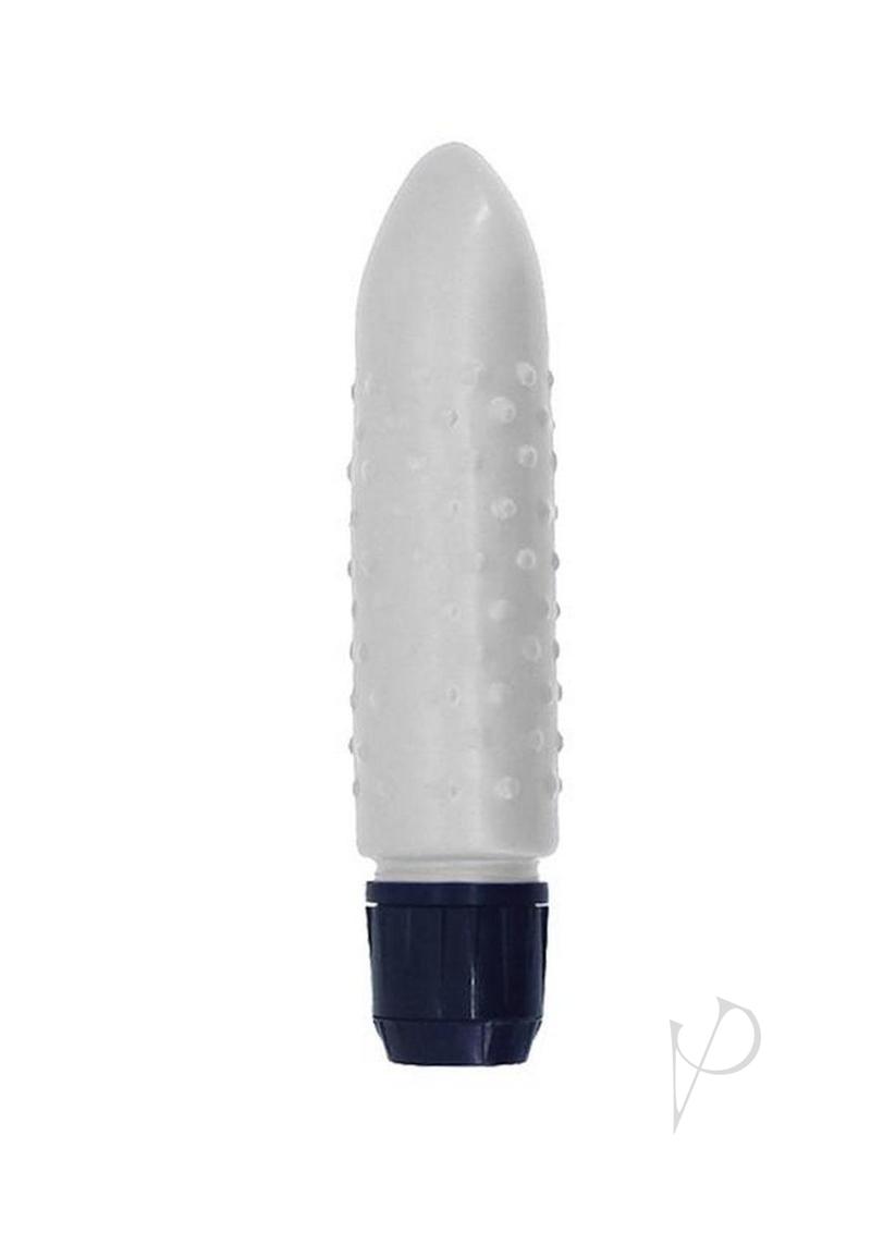 Pearl Sheens Bumpy Vibrator 5in - White