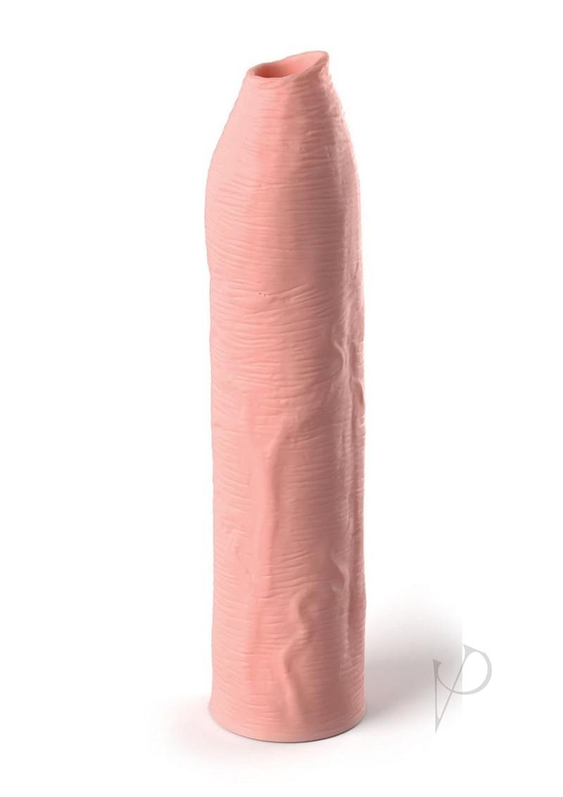 Fantasy X-Tensions Elite Silicone Uncut Extension Sleeve 7in - Vanilla