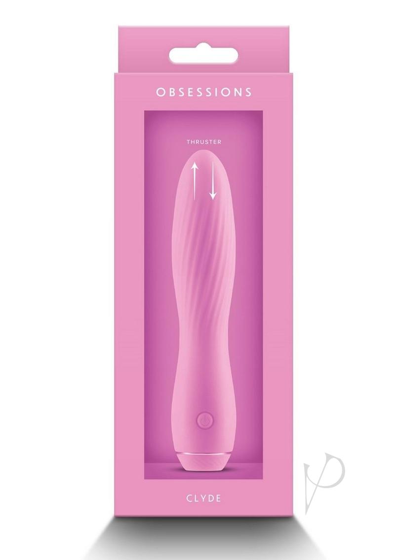 Obsessions Clyde Rechargeable Silcone Vibrator - Pink