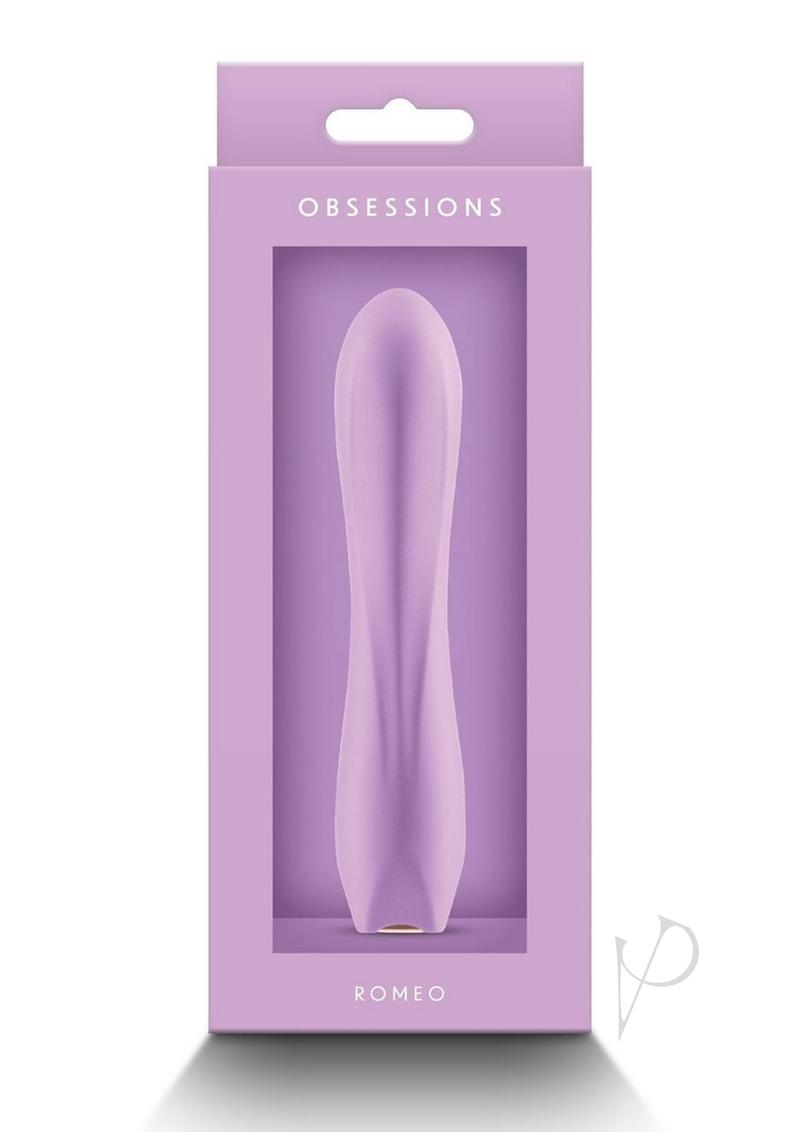Obsessions Romeo Rechargeable Silicone Vibrator - Lavender
