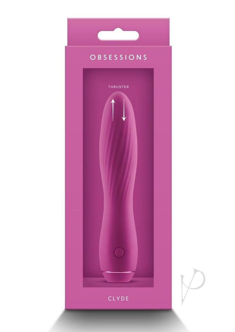 Obsessions Clyde Rechargeable Silcone Vibrator - Magenta