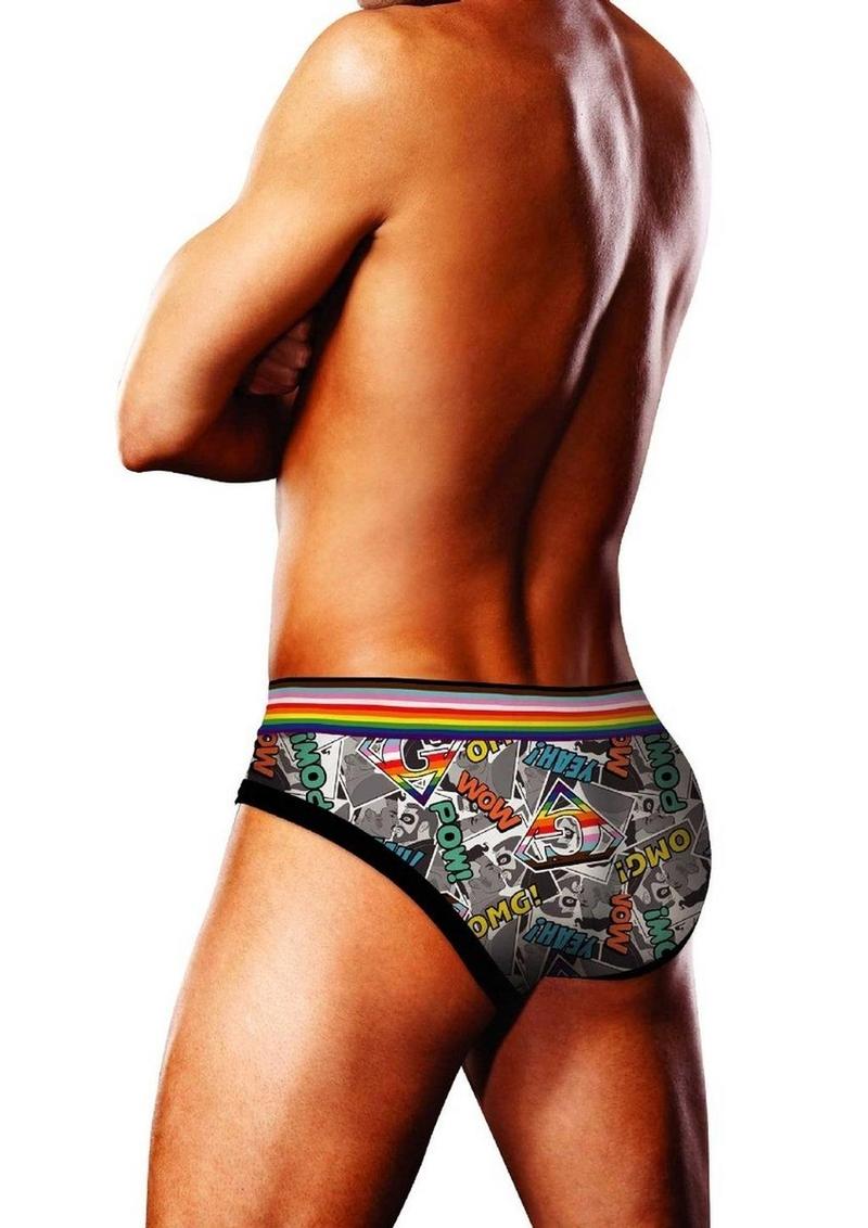 Prowler Comic Book Brief - Small - Gray/Multicolor