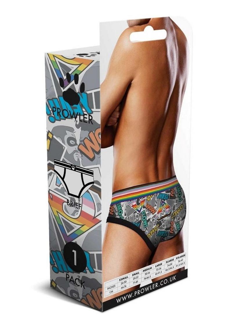 Prowler Comic Book Brief - Small - Gray/Multicolor