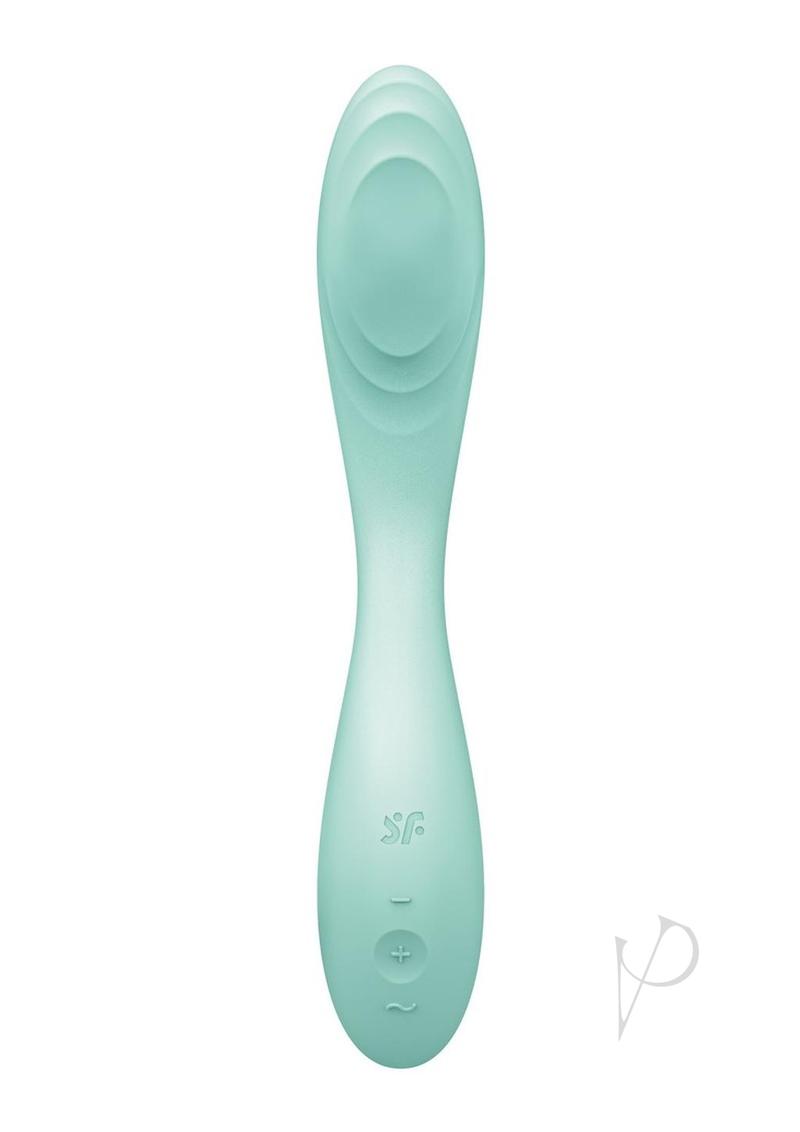 Satisfyer Rrrolling Pleasure Rechargeable Silicone Vibrator - Mint