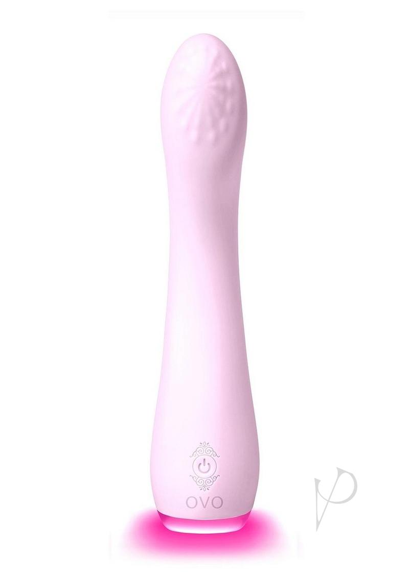 Ovo Ciana G-Spot Rechargeable Silicone Vibrator - Pink
