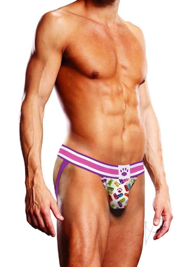 Prowler Gummy Bears Jock - XL - White/Multicolor