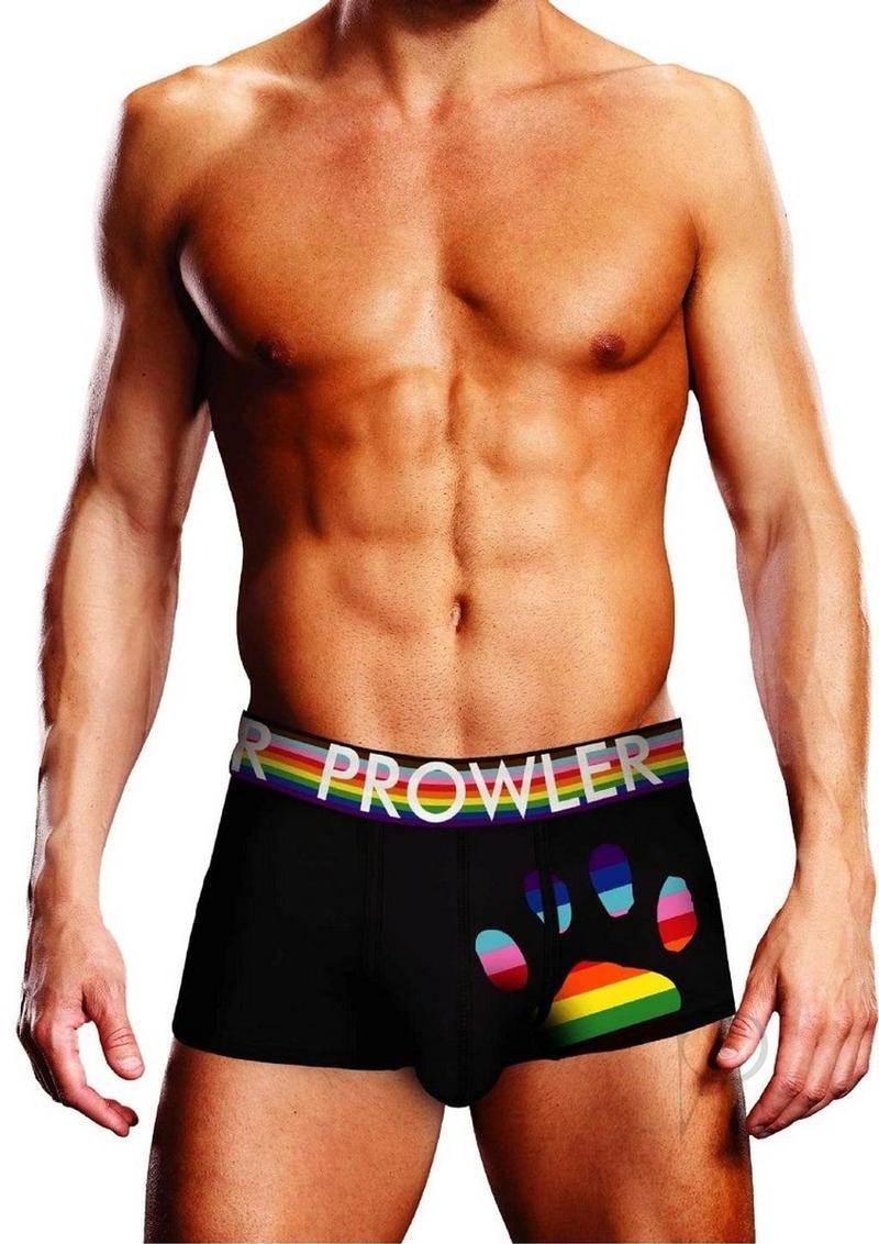 Prowler Black Oversized Paw Trunk - XL - Black/Rainbow