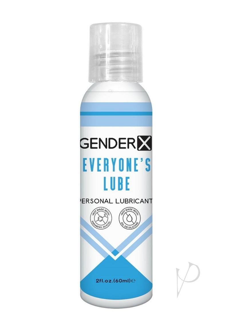 Gender X Everyone's Lube Water Based Lubricant 2oz