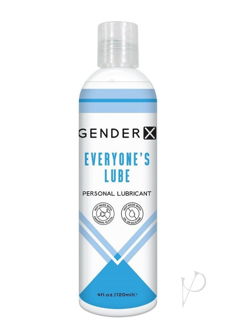 Gender X Everyone's Lube Water Based Lubricant 4oz
