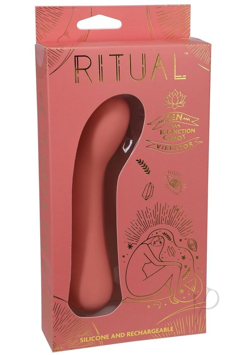 Ritual Zen Rechargeable Silicone G-Spot Vibrator - Orange
