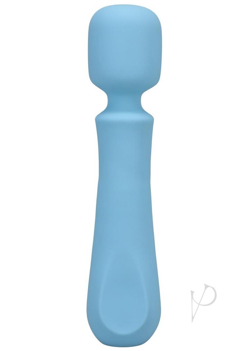 Ritual Euphoria Rechargeable Silicone Wand Vibrator - Blue