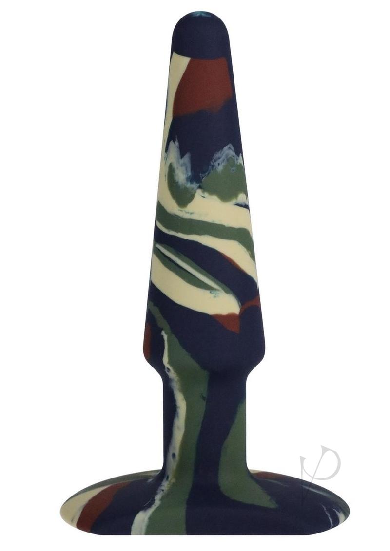 A-Play Groovy Silicone Anal Plug 5in - Green