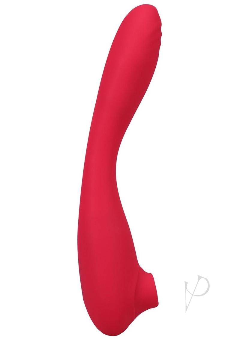 This Product Sucks Bendable Wand Rechargeable Silicone Clitoral Vibrator - Pink