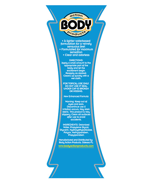 Body Action Ultra Glide Water Based Lubricant 2.2 oz