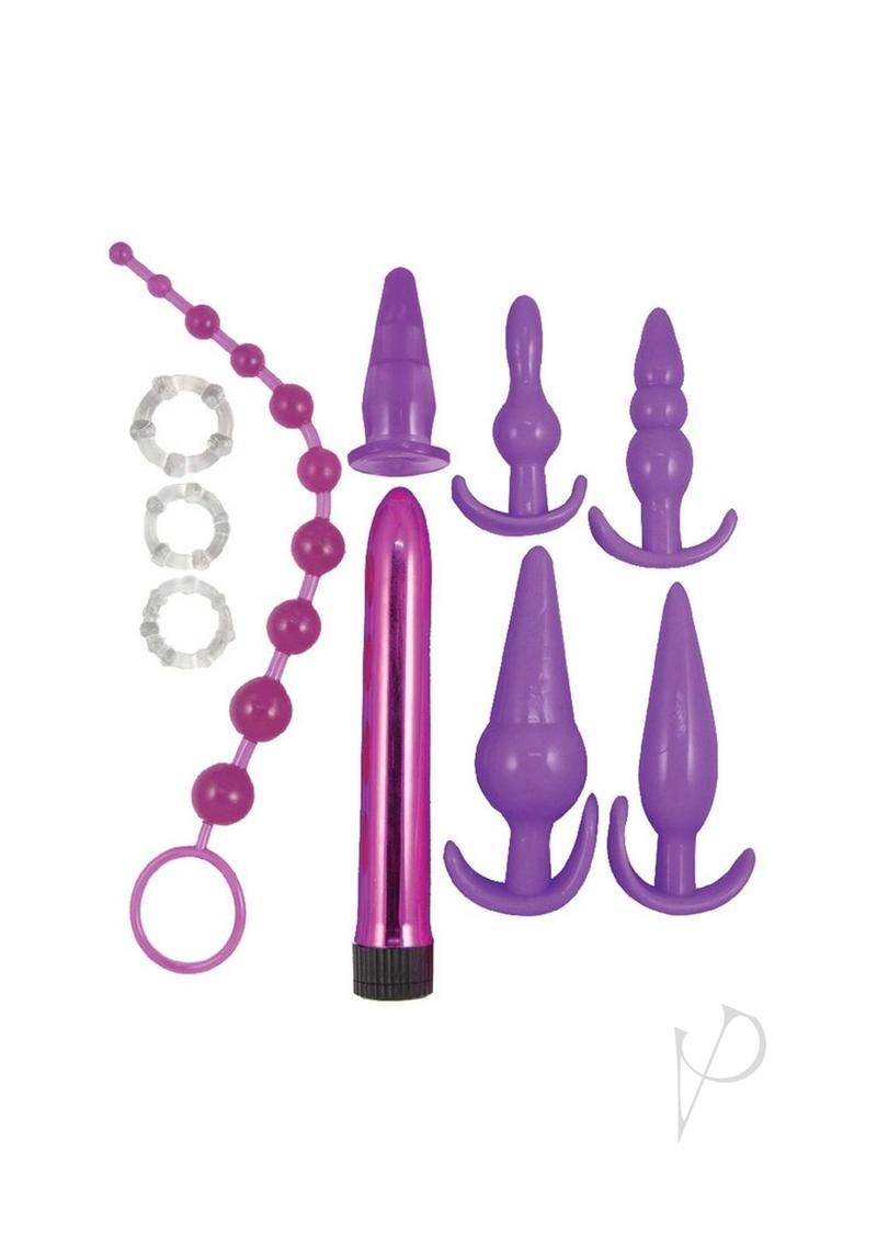 Purple Elite Collection Anal Play Kit - Purple