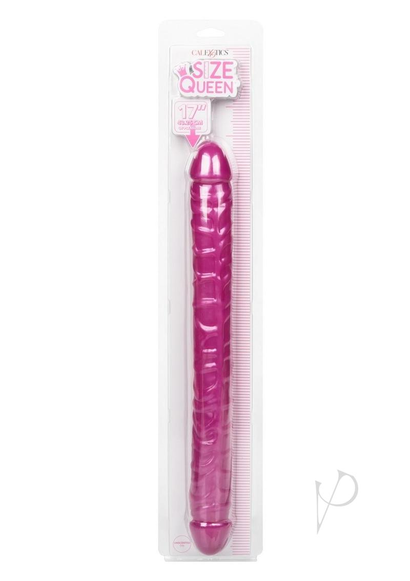 Size Queen Dildo - 17in - Pink