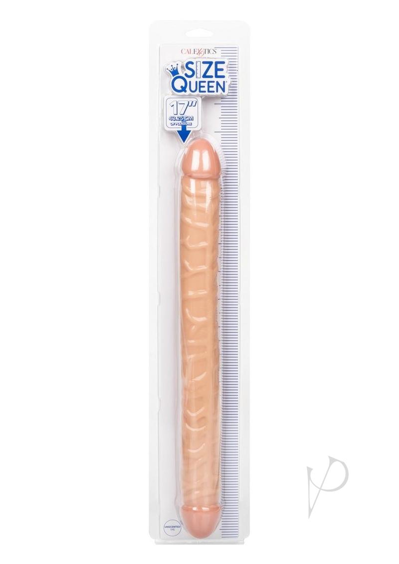 Size Queen Dildo - 17in - Vanilla