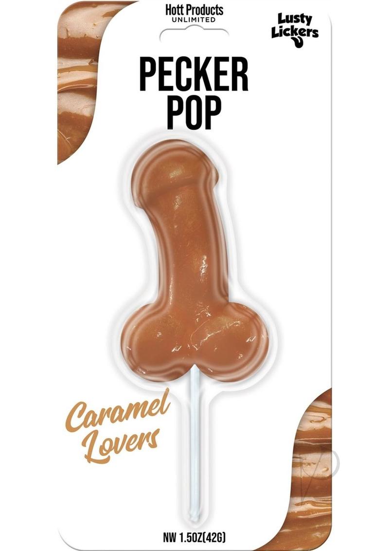Lusty Lickers Pecker Pop Caramel Lovers Lollipop