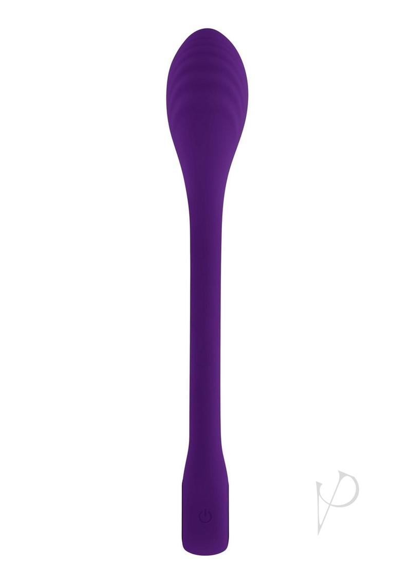 Playboy Spot On Rechareable Silicone G-Spot Vibrator - Purple