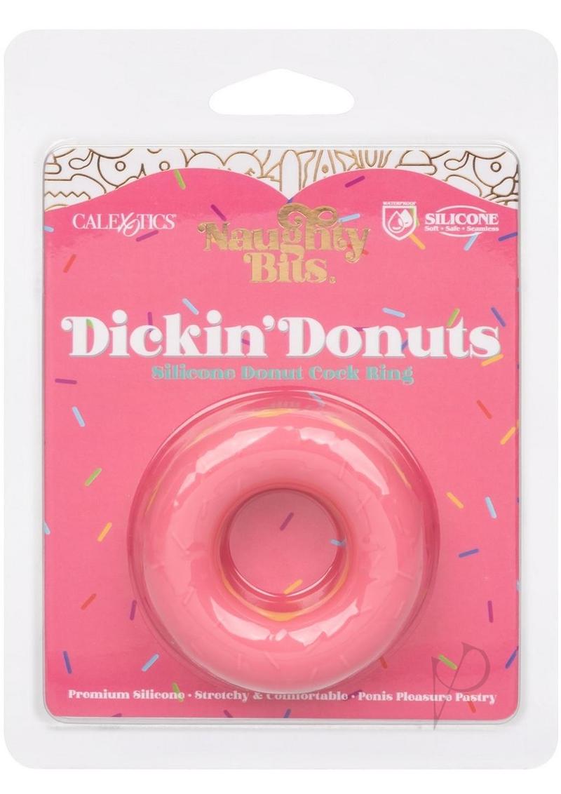 Naughty Bits Dickin' Donuts Silicone Donut Cock Ring - Pink
