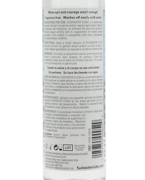 Fuck Water Clear H2O 8oz