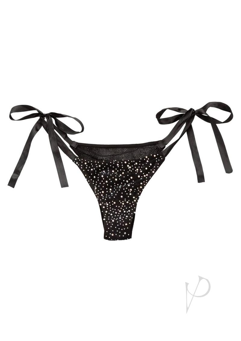 Radiance Side-Tie Panties OS - Black