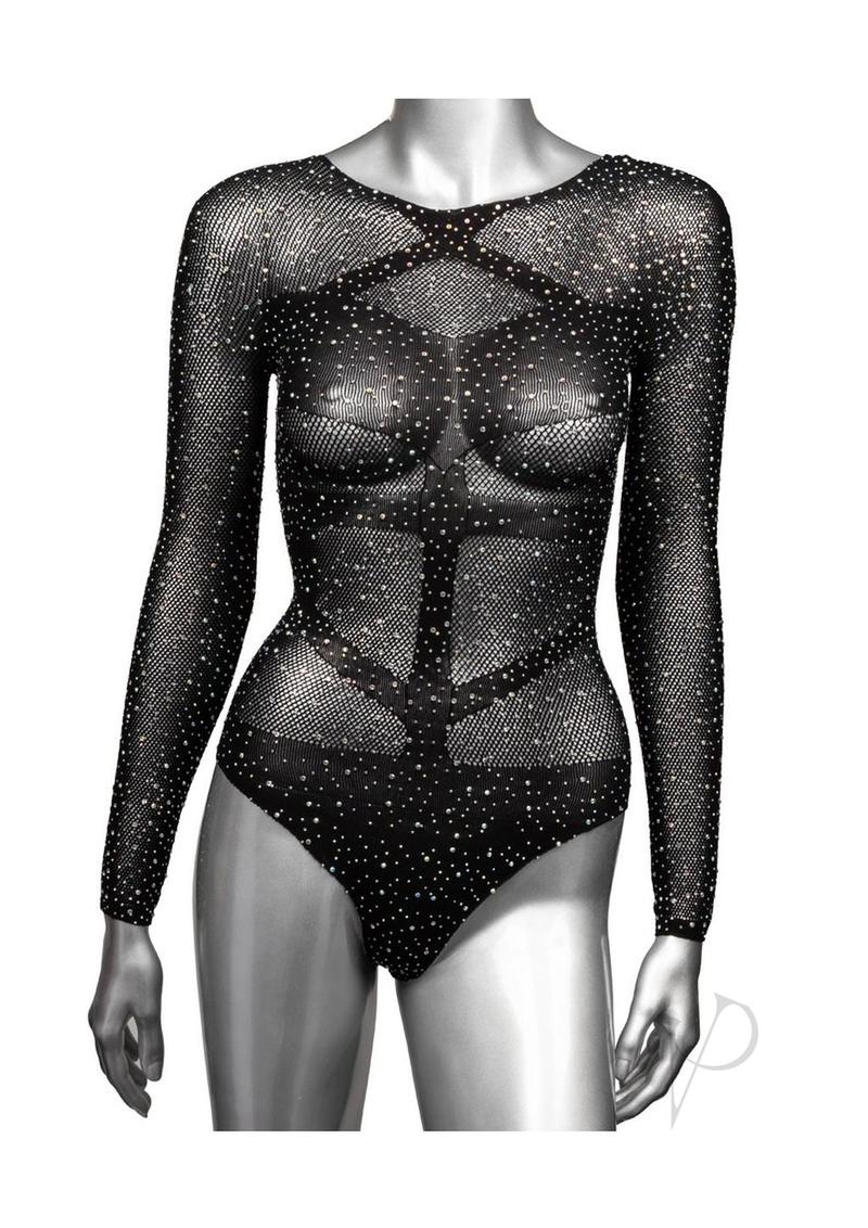 Radiance Long Sleeve Body Suit OS - Black