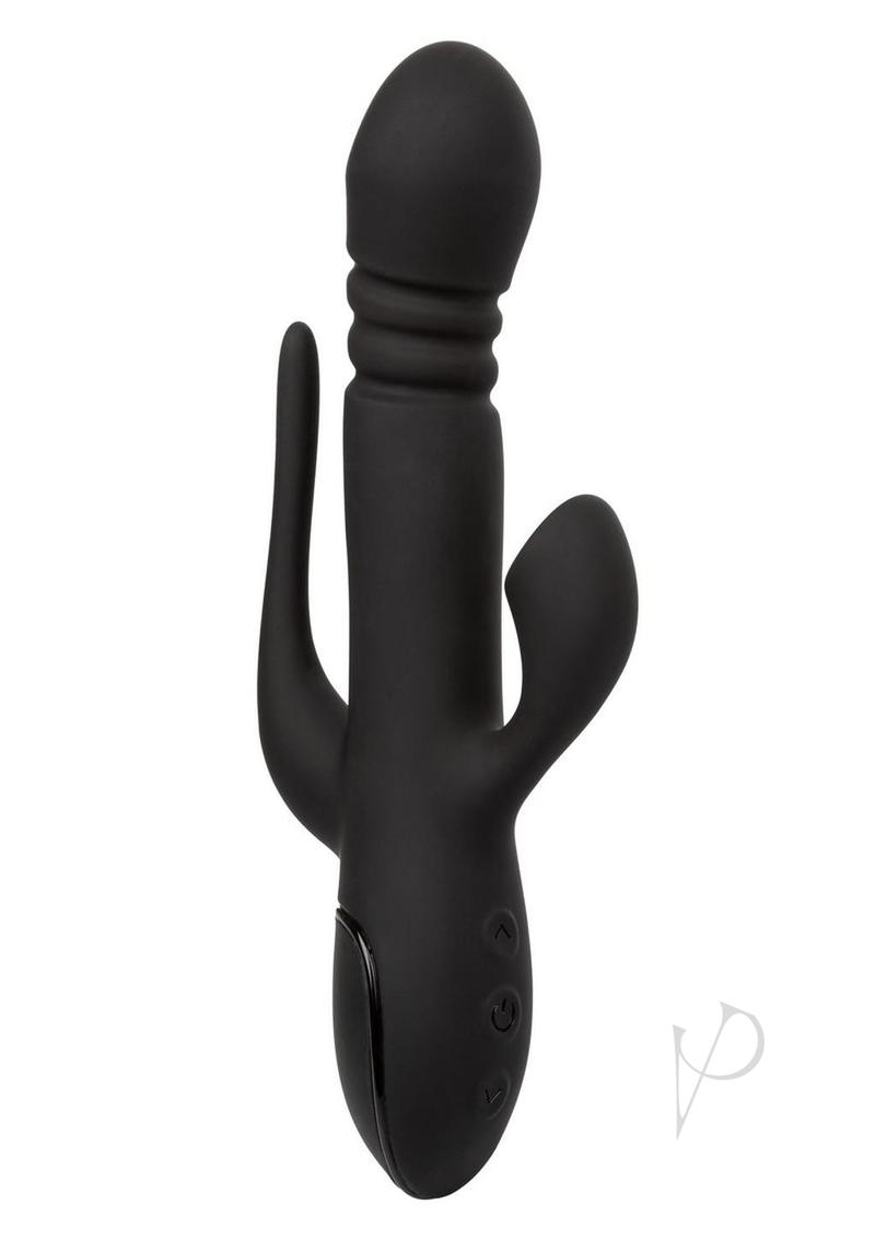III Triple Euphoria Rechargeable Silicone Triple Vibrator - Black