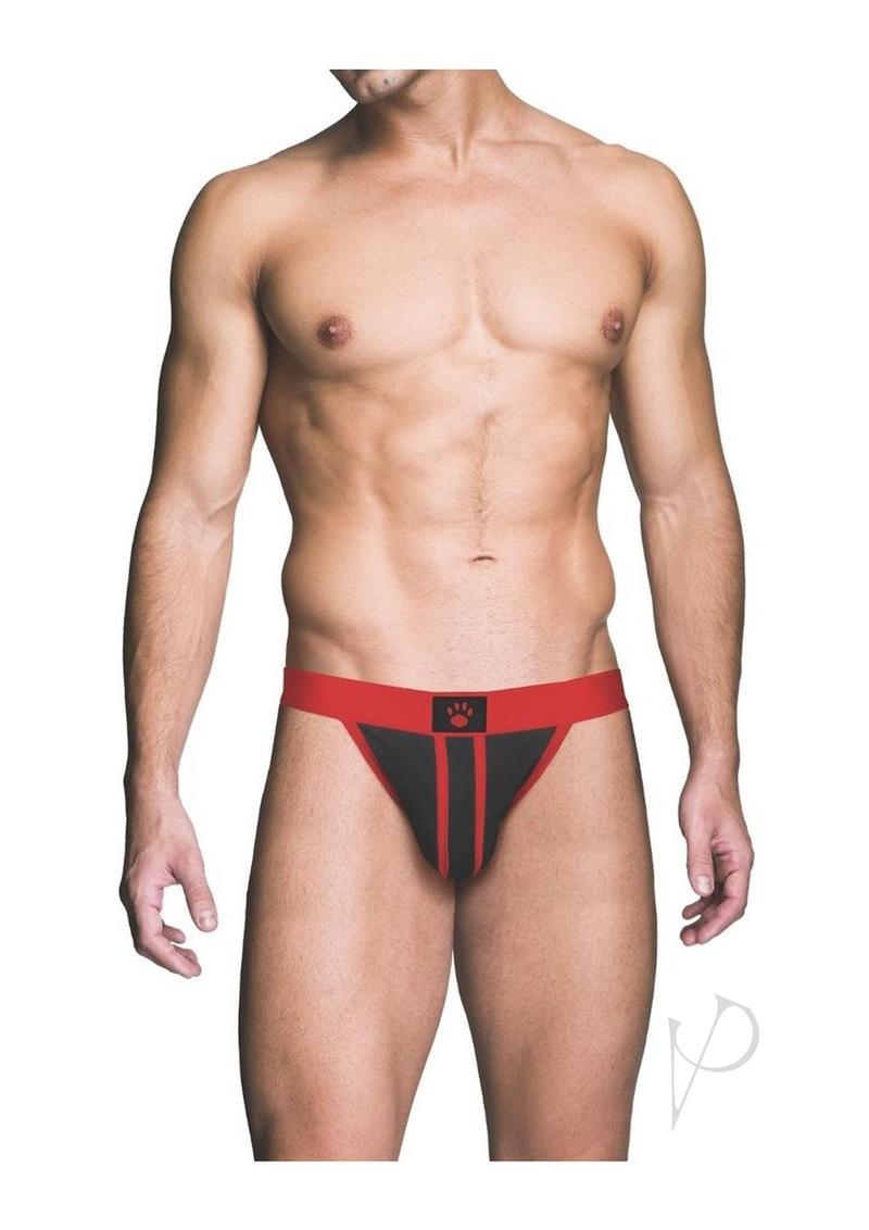 Prowler RED Ass-Less Jock - Medium - Red/Black