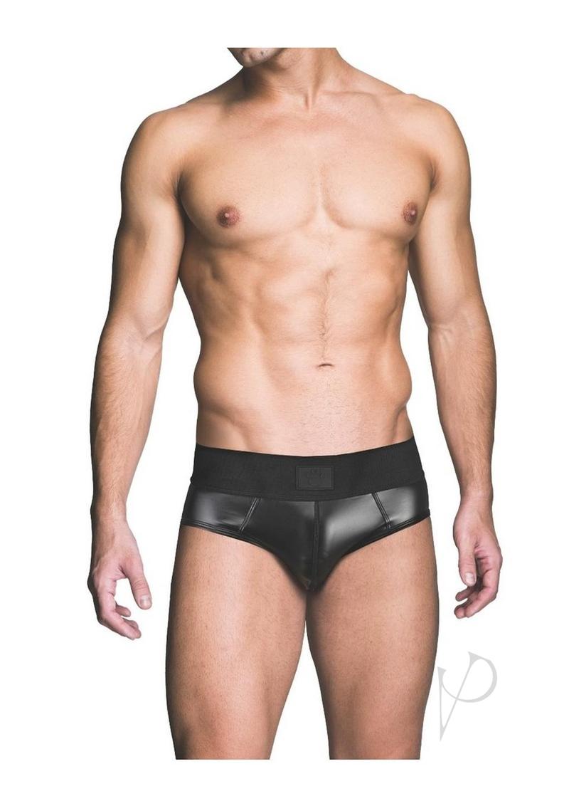 Prowler RED Wetlook Ass-Less Brief - XXL - Black