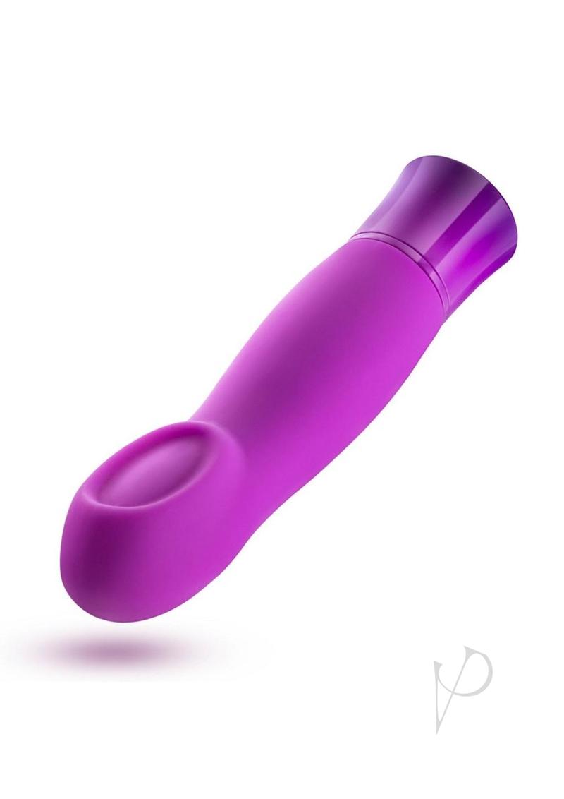 Oh My Gem Charm Rechargeable Silicone Vibrator - Amethyst Purple