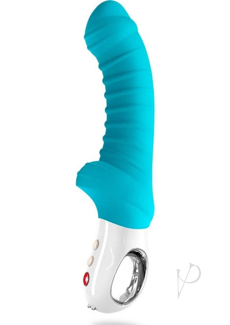 Tiger G5 Silicone Vibrator - Petrol Blue