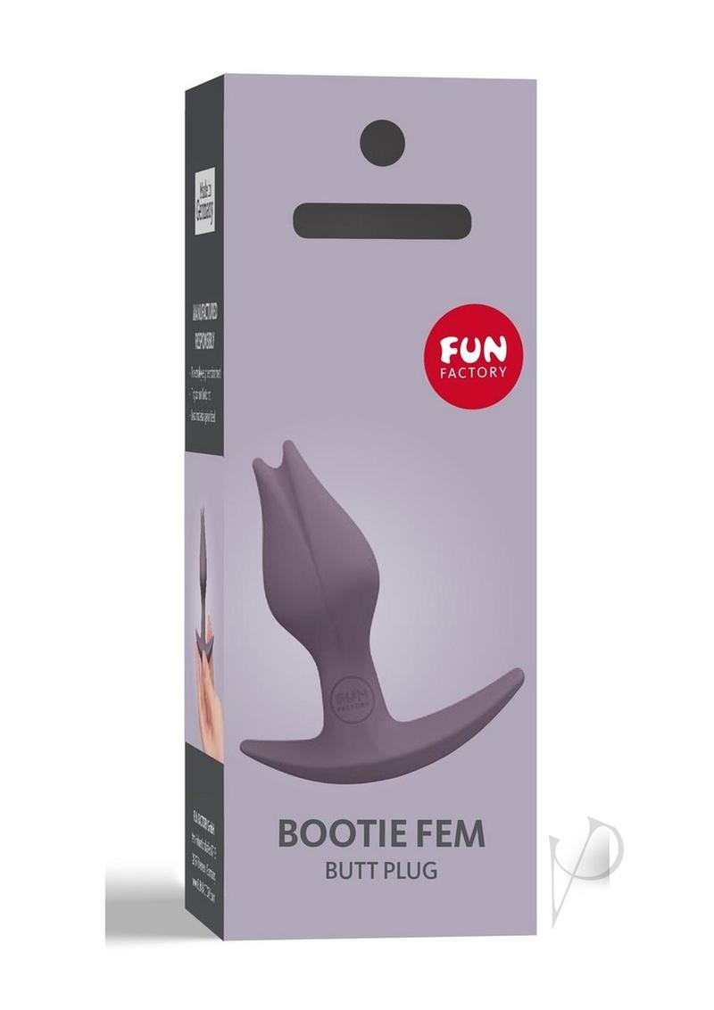 Bootie Fem Silicone Anal Plug - Dark Taupe