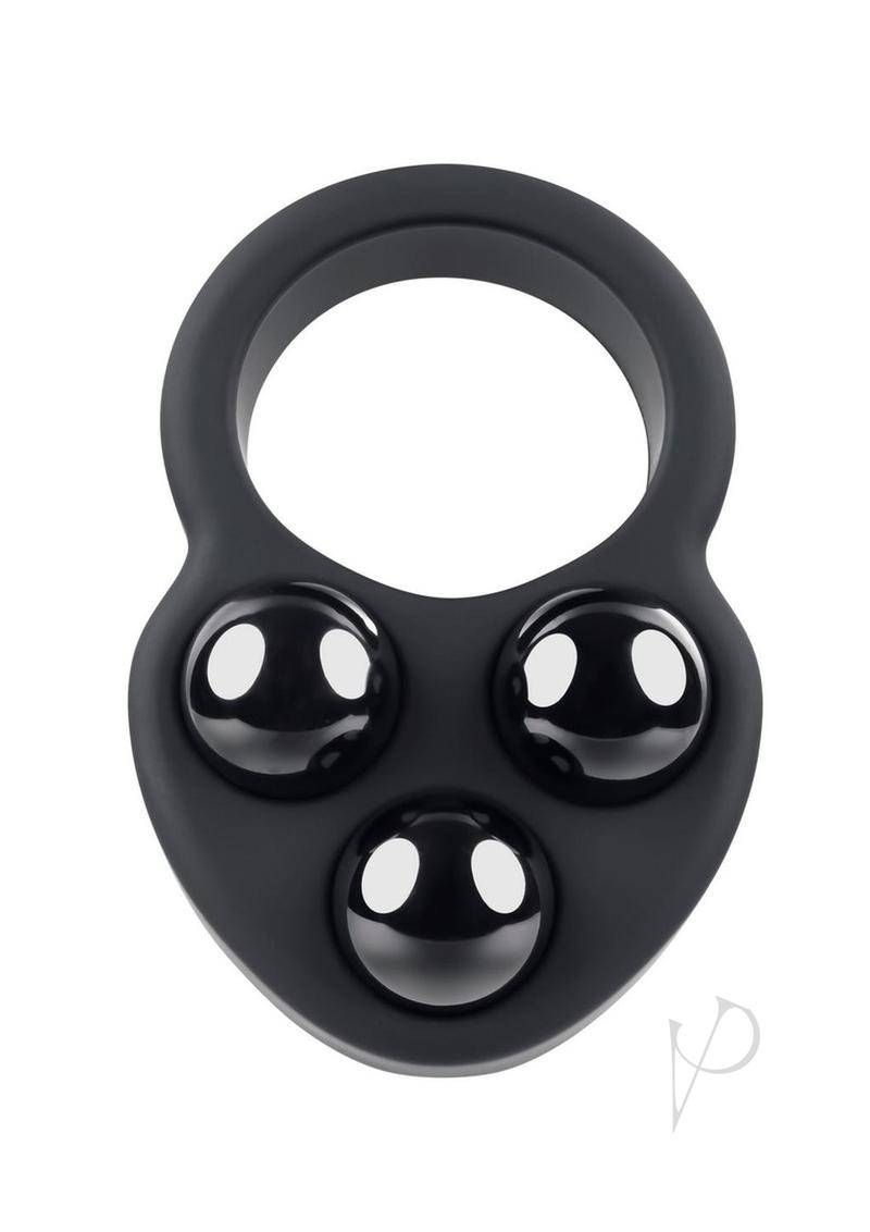 Gender X Workout Silicone Training Cock Ring - Black