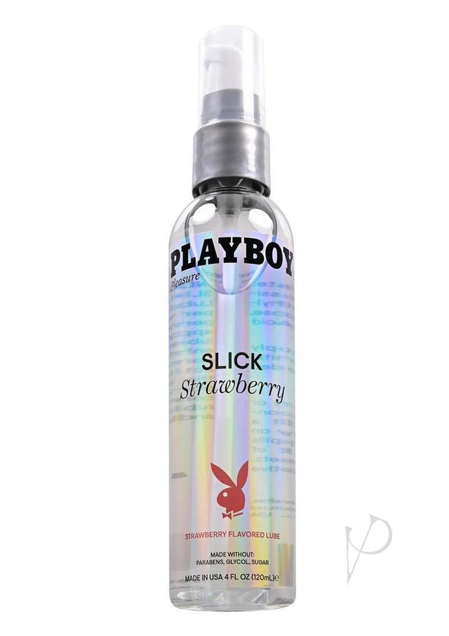 Playboy Slick Strawberry Water Based Lubricant 4oz