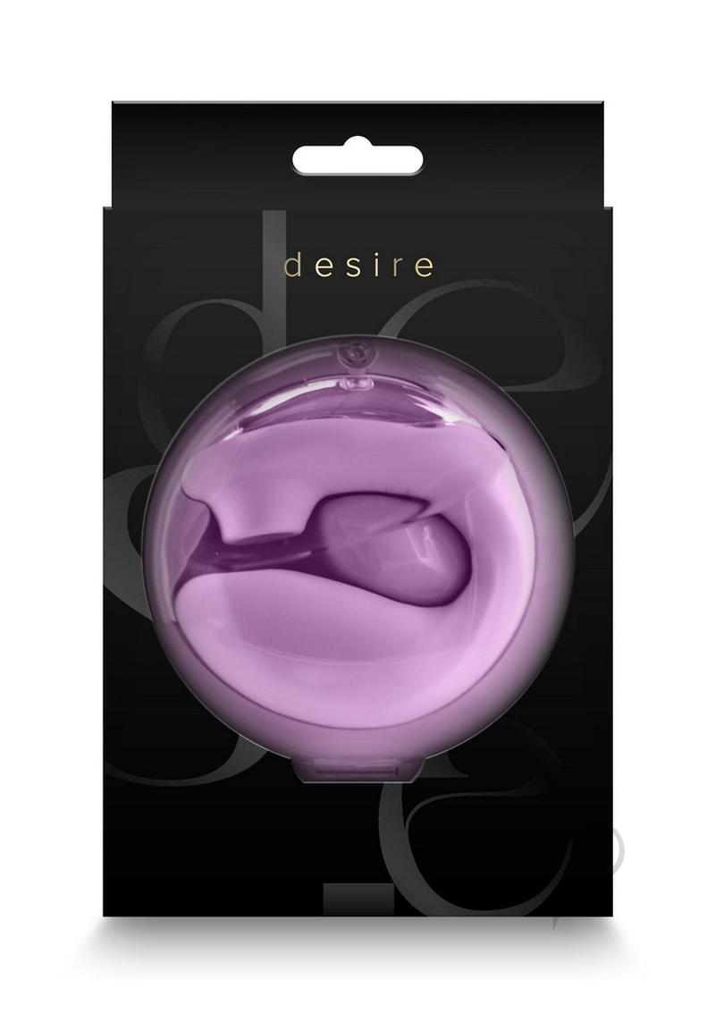 Desire Euphoria Dual End Vibrator with Air Pulse Clitoral Stimulation - Magenta