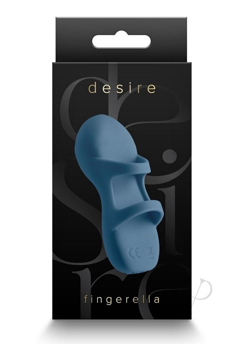 Desire Fingerella Rechargeable Silicone Finger Massager - Purple