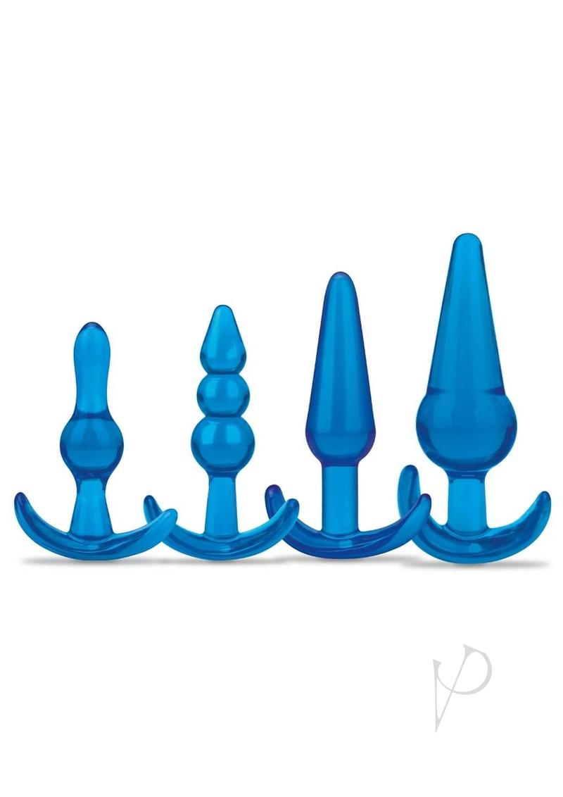Blue Line Anal Training Set (4 Piece) - Blue