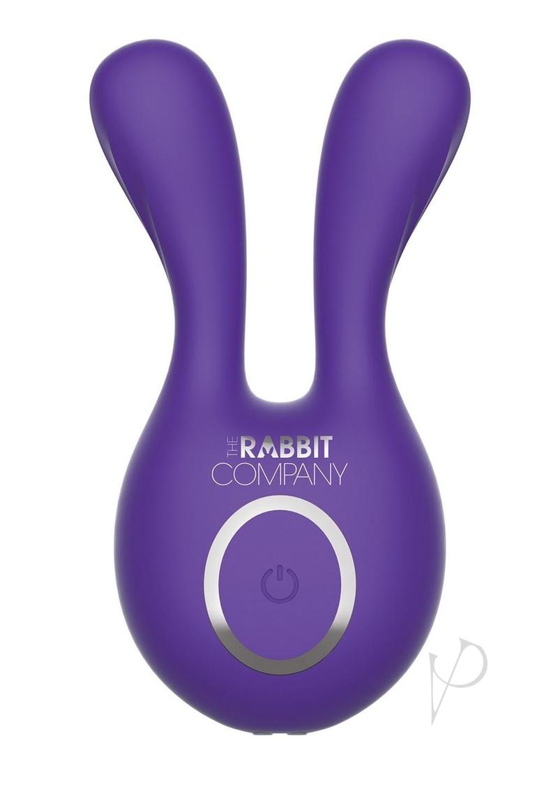 The Rabbit Company The Ears Plus Rabbit Rechargeable Silicone Stimulator - Purple