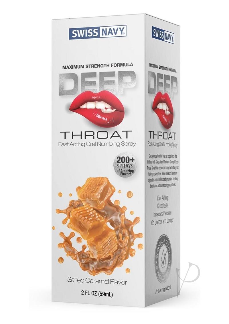 Swiss Navy Deep Throat Spray - Salted Caramel