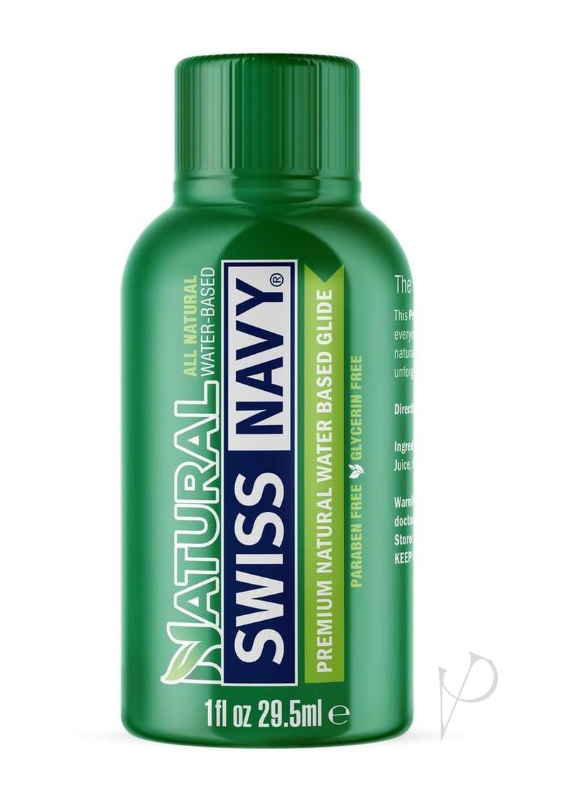 Swiss Navy Natural Water Based Lubricant 1oz