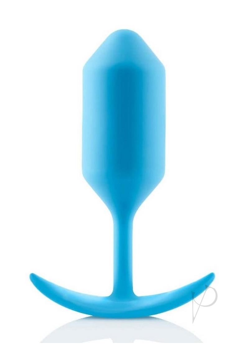B-Vibe Snug Plug 3 Silicone Weighted Anal Plug - Teal