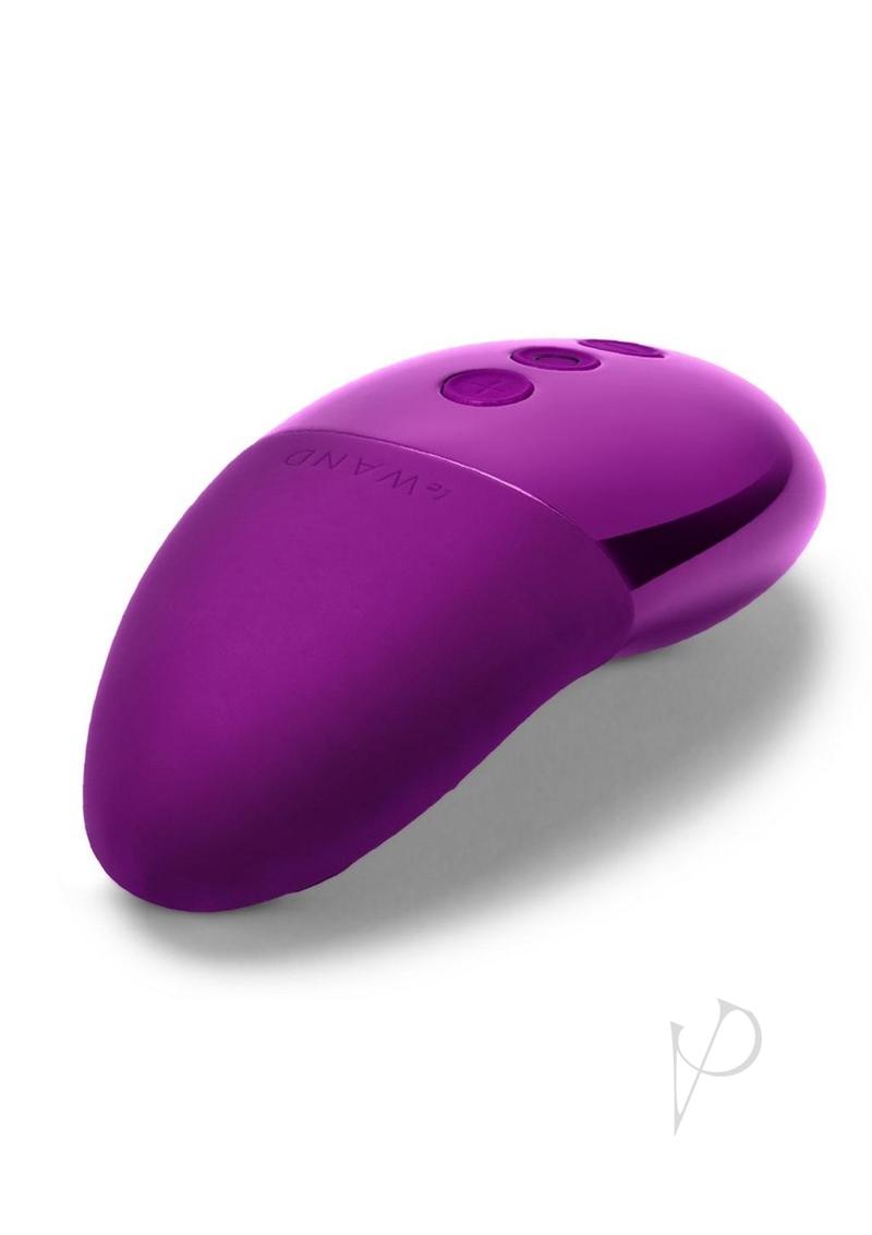 Le Wand Point Rechargeable Silicone Contoured Mini Massager - Cherry