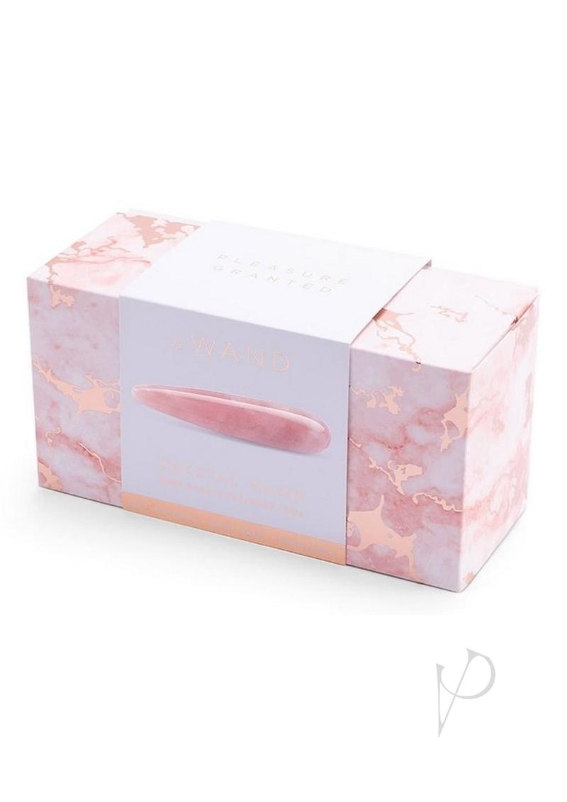 Le Wand Crystal Wand Probe with Silicone Ring - Rose Quartz